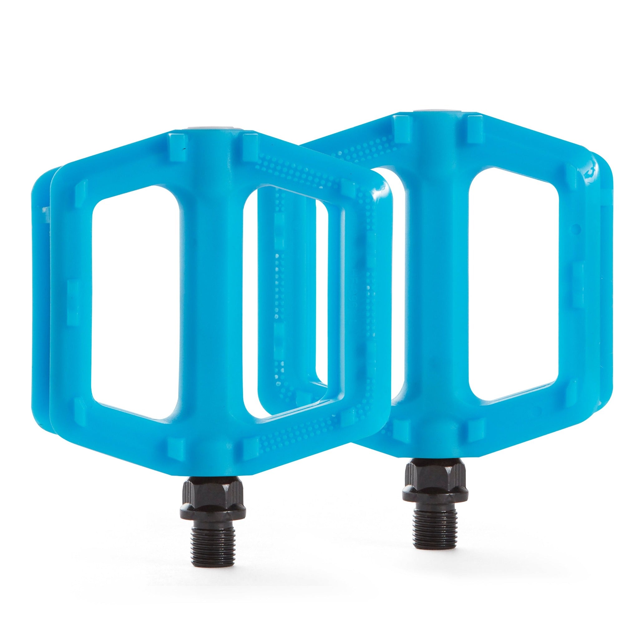 blue pedal BW Youth Bicycle Pedals – Kids Sized Bike Pedals with 9/16 Spindle – Blue