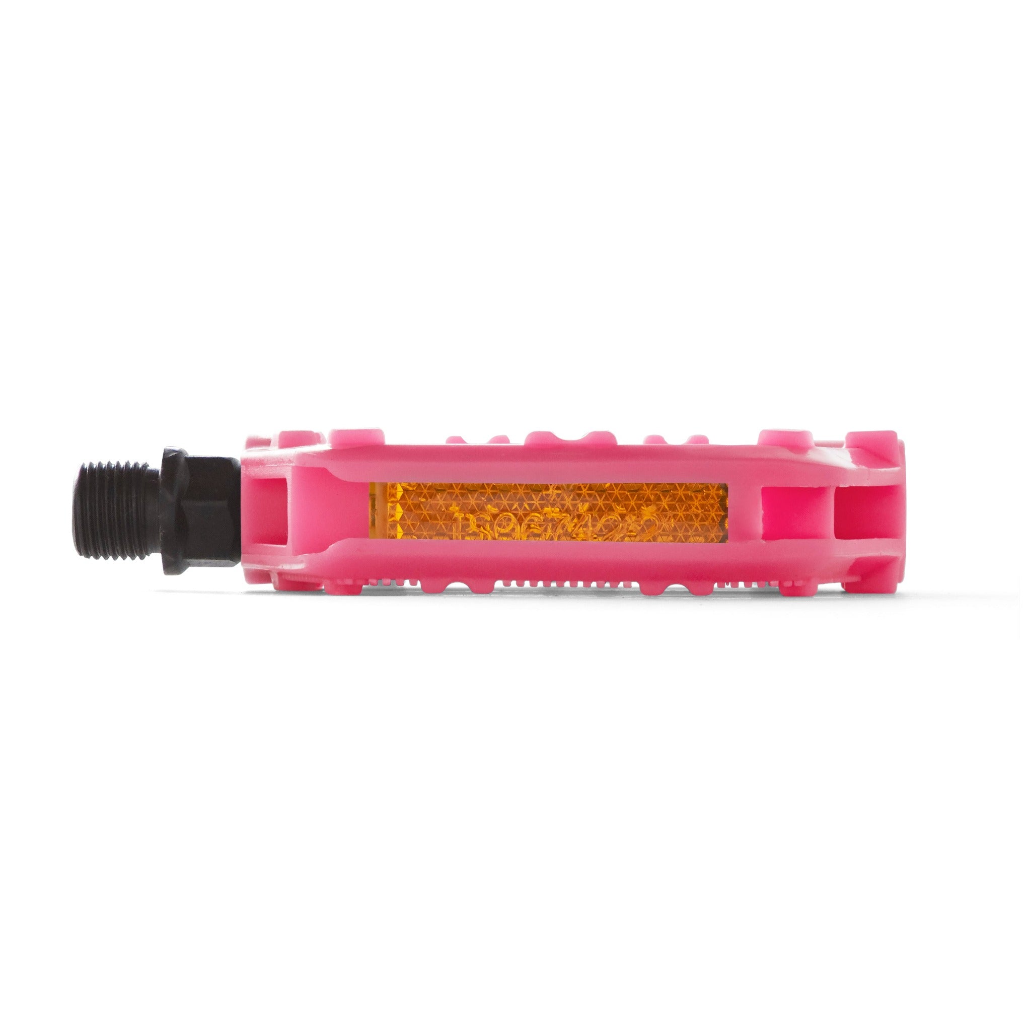 BW Youth Bicycle Pedals – Kids Sized Bike Pedals with 9/16 Spindle – Bright Pink