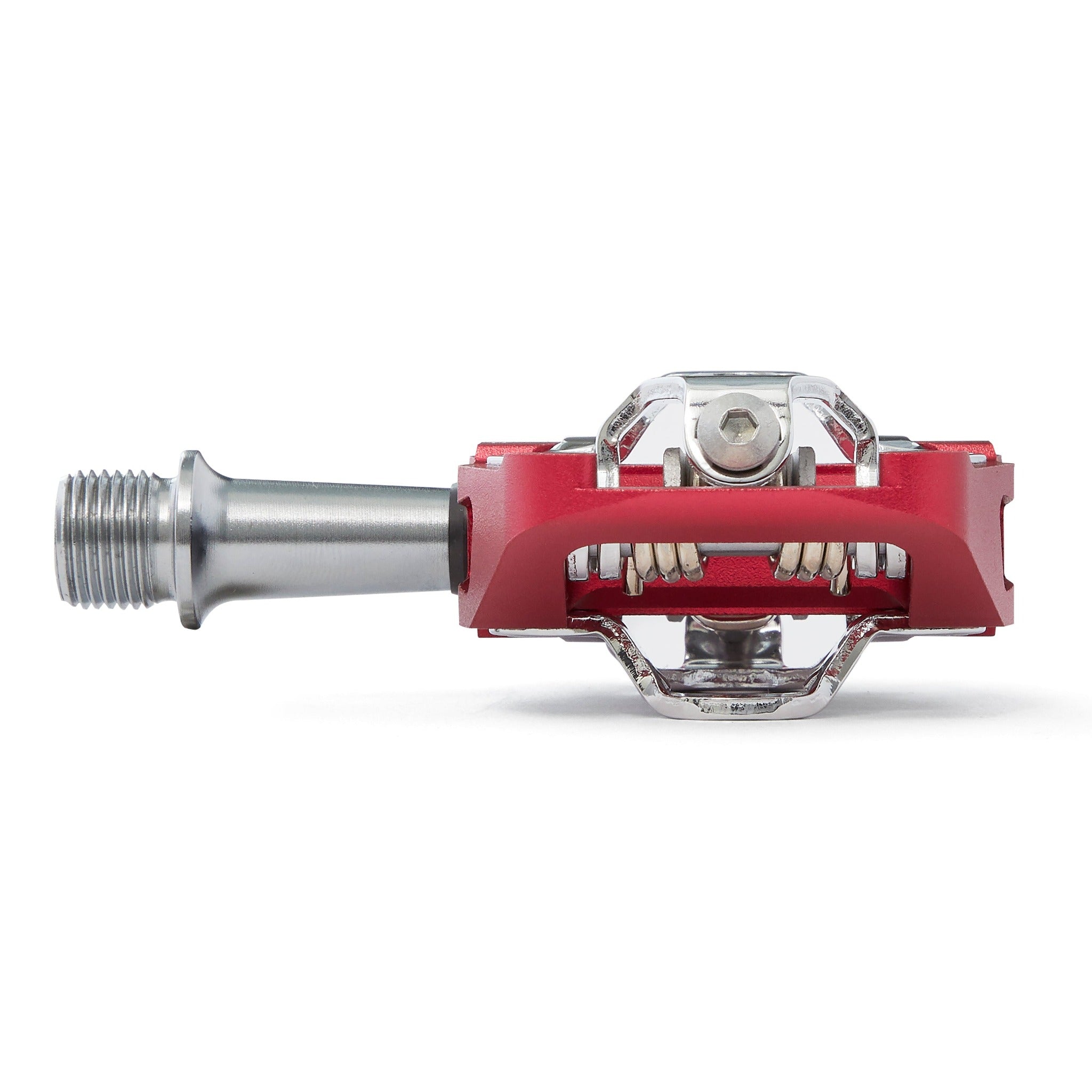 red cycling products flat pedal al BW USA Rock Garden Flat Pedal - SPD Compatible Clipless MTB Bike Pedals