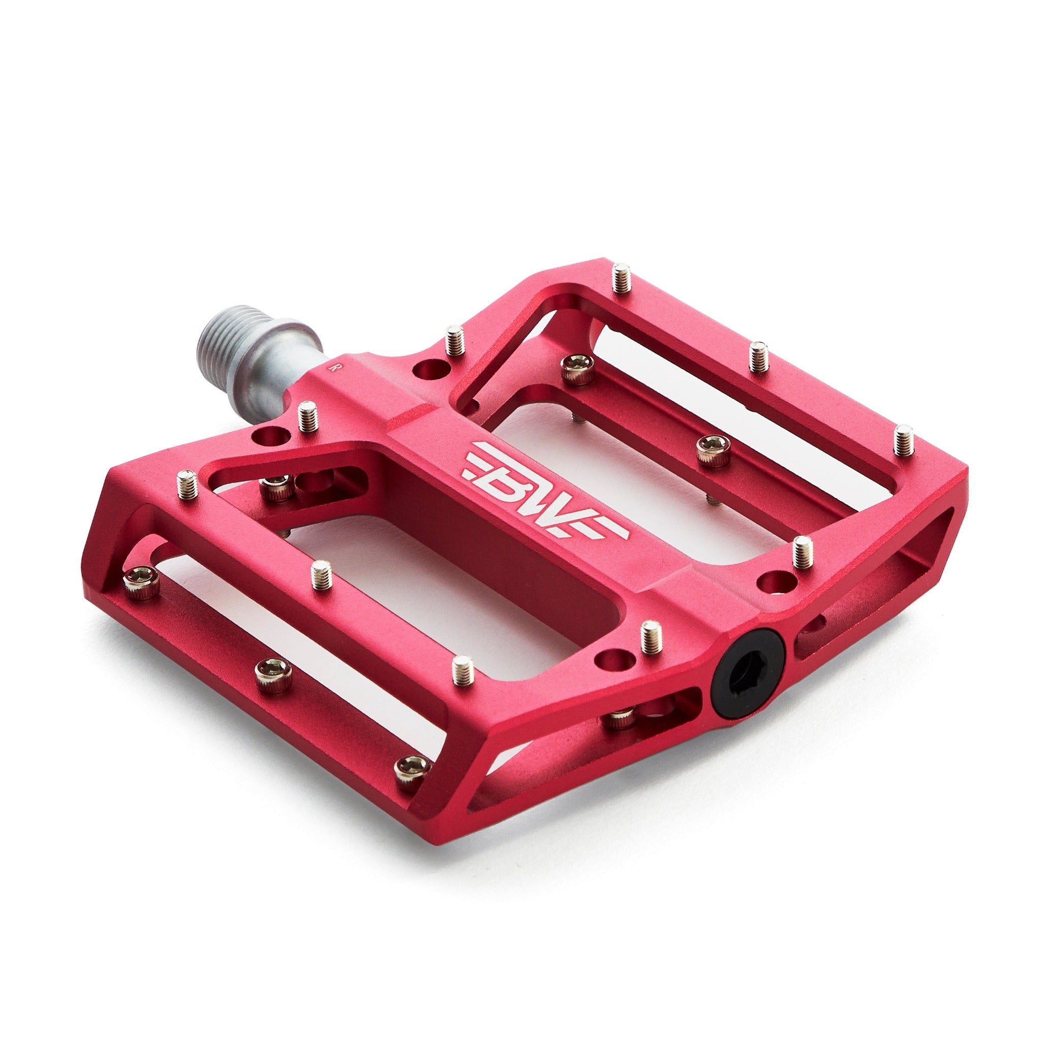 metal bicycle pedals Berm Platform Webbing:Ranger Green The true ending of Durable metal construction Universal dual pedals