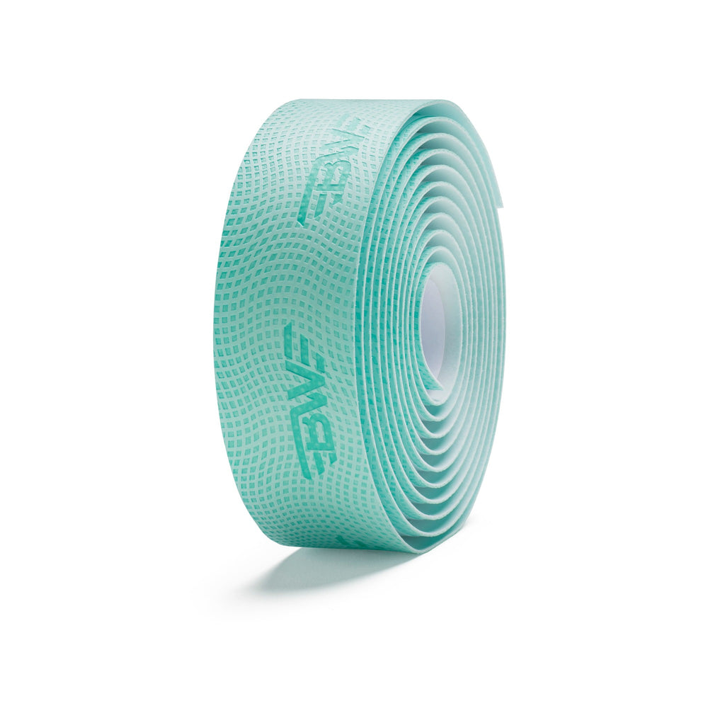 roll of teal PU handlebar tape. High quality polyurethane teal handlebar tape. 