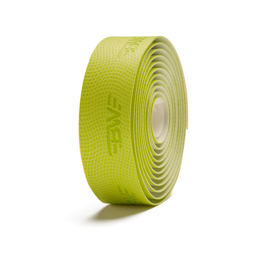 roll of lime green PU handlebar tape. High quality polyurethane lime green handlebar tape.
