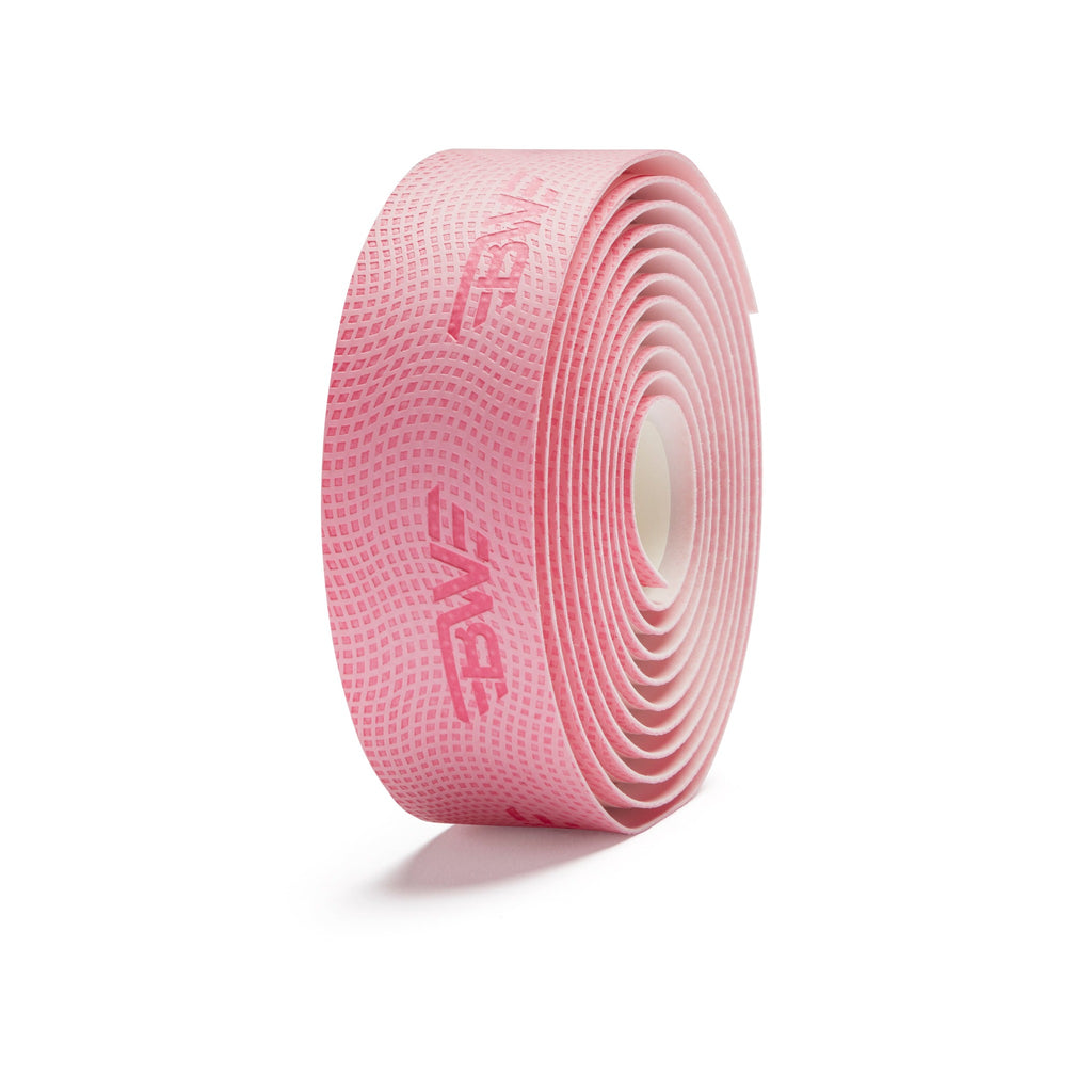 roll of pink PU handlebar tape. High quality polyurethane pink handlebar tape.