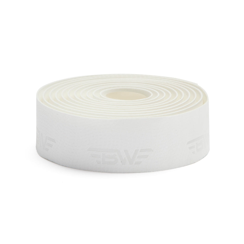 White handlebar tape. roll of white PU handlebar tape.