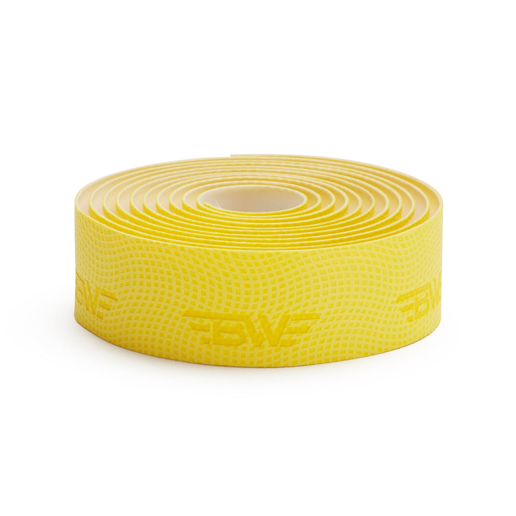 Yellow handlebar tape. roll of yellow PU handlebar tape.